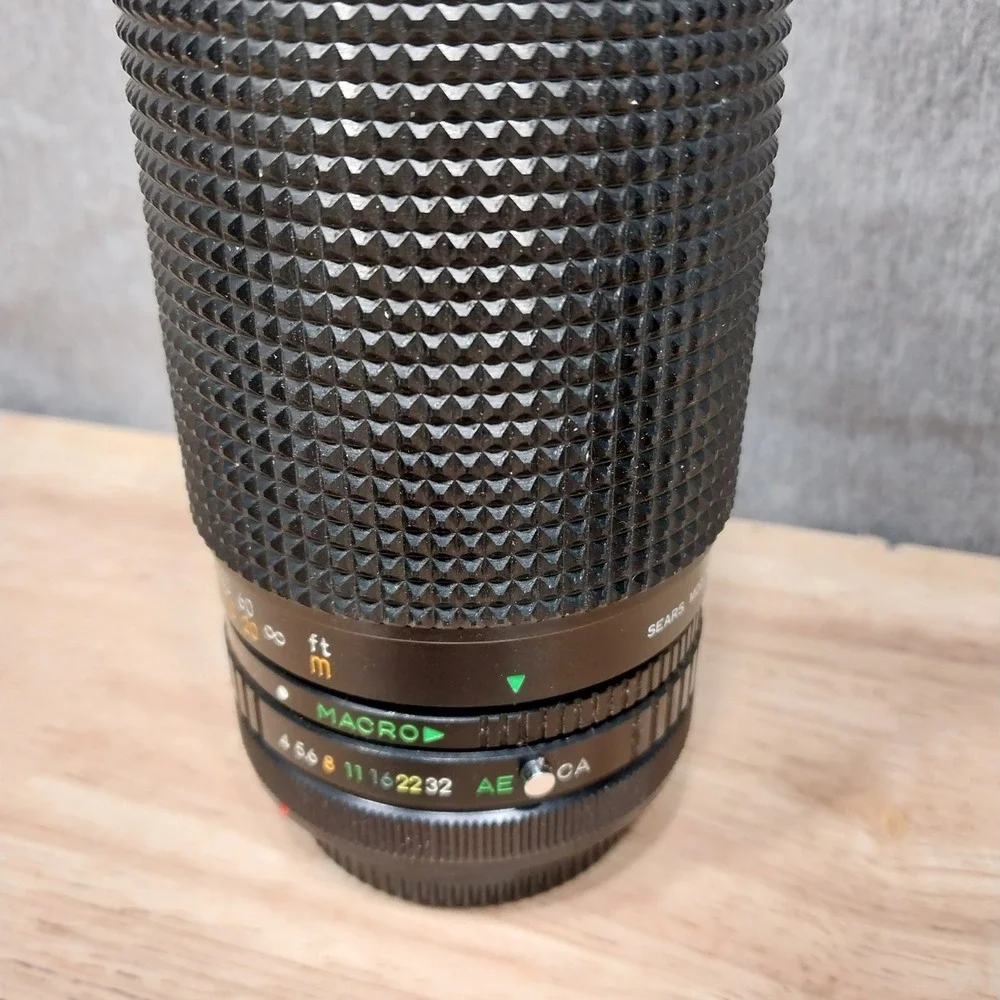 Sears Camera Lens No. 202.7377700 70-210mm Macro Zoom Mod Black
